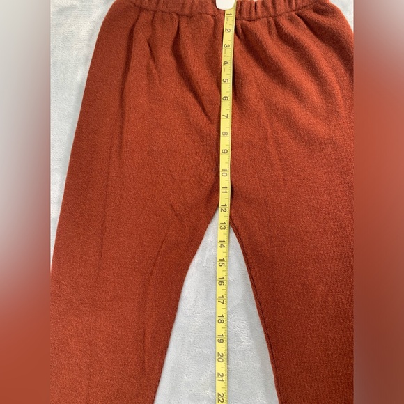 Rust Red Knit Leggings - Picture 2 of 11